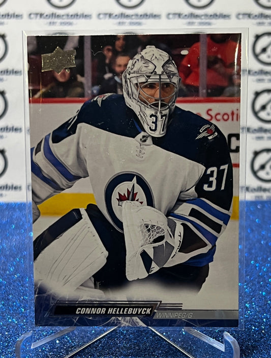 2022-23 UPPER DECK CONNOR HELLEBUYCK # 197 WINNIPEG JETS HOCKEY NHL CARD