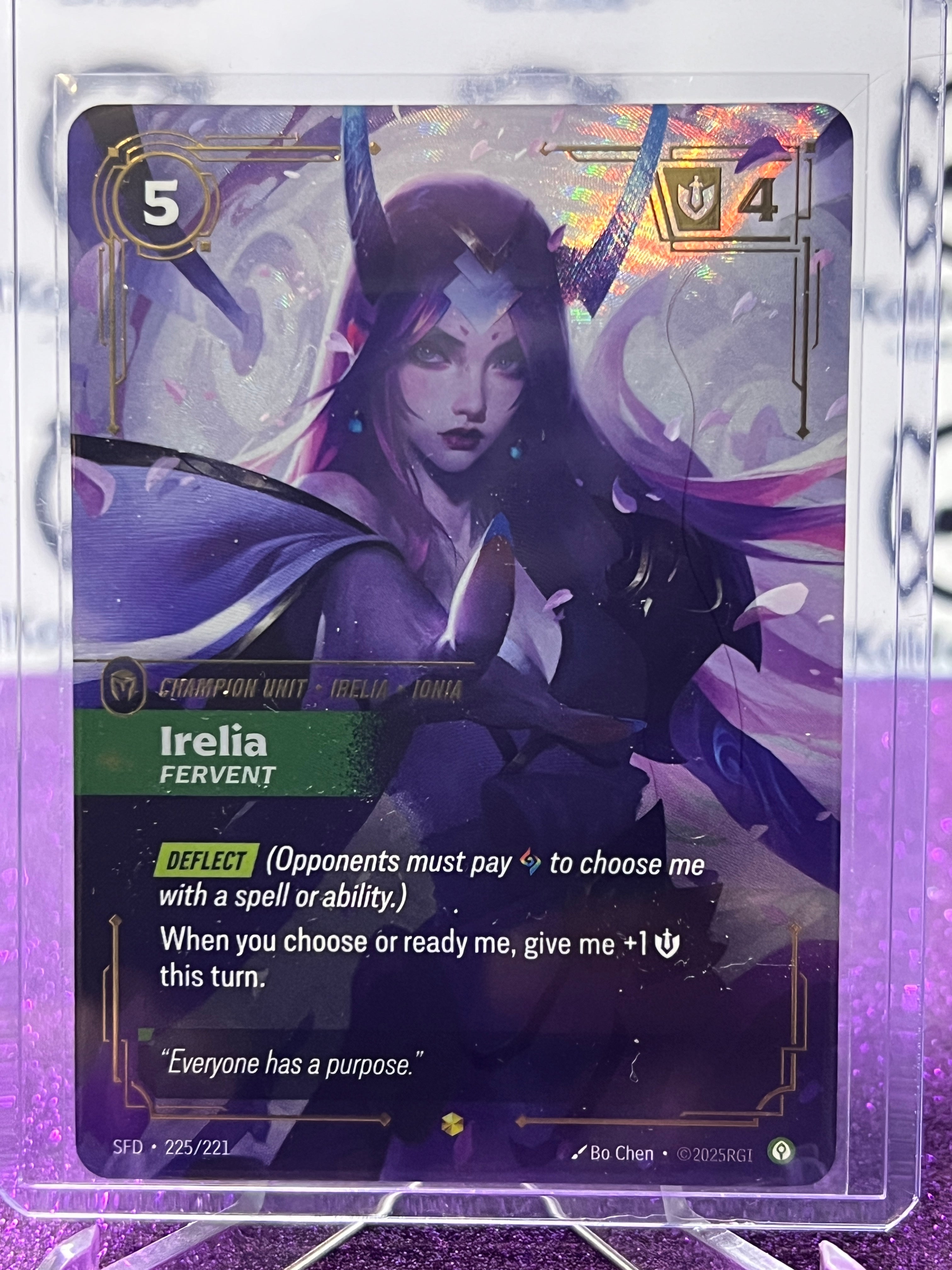 riftbound Irelia, Fervent リフトバウンド Irelia Fervent Foil - SFD 057 Chinese NM - Riftbound | eBay