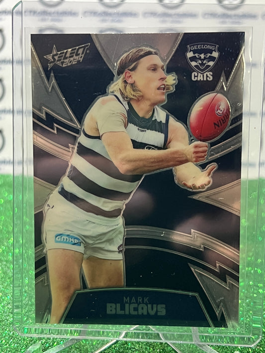 2024 AFL SELECT FOOTY STARS MARK BLICAVS # LT135 LUMINOUS  /599 GEELONG CATS