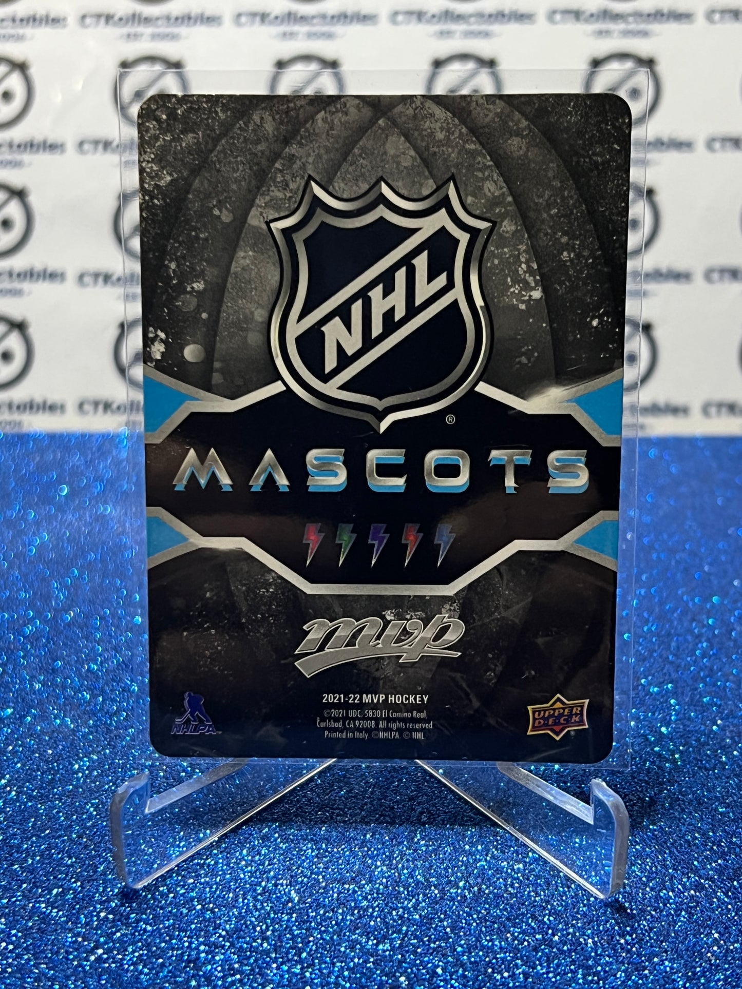 2021-22 UPPER DECK MVP BAILEY # M-14 MASCOTS  L A KINGS  HOCKEY NHL CARD