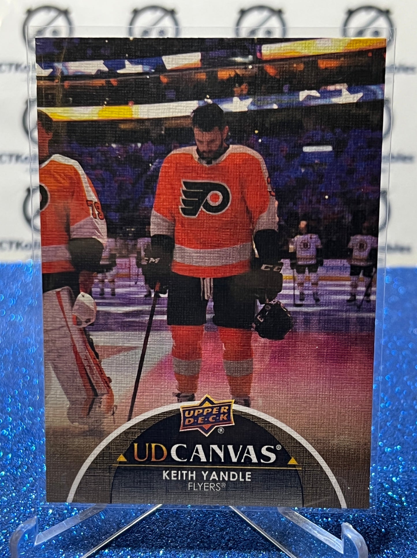 2021-22 UPPER DECK KEITH YANDLE # C330 UD CANVAS PHILADELPHIA FLYERS NHL HOCKEY  CARD