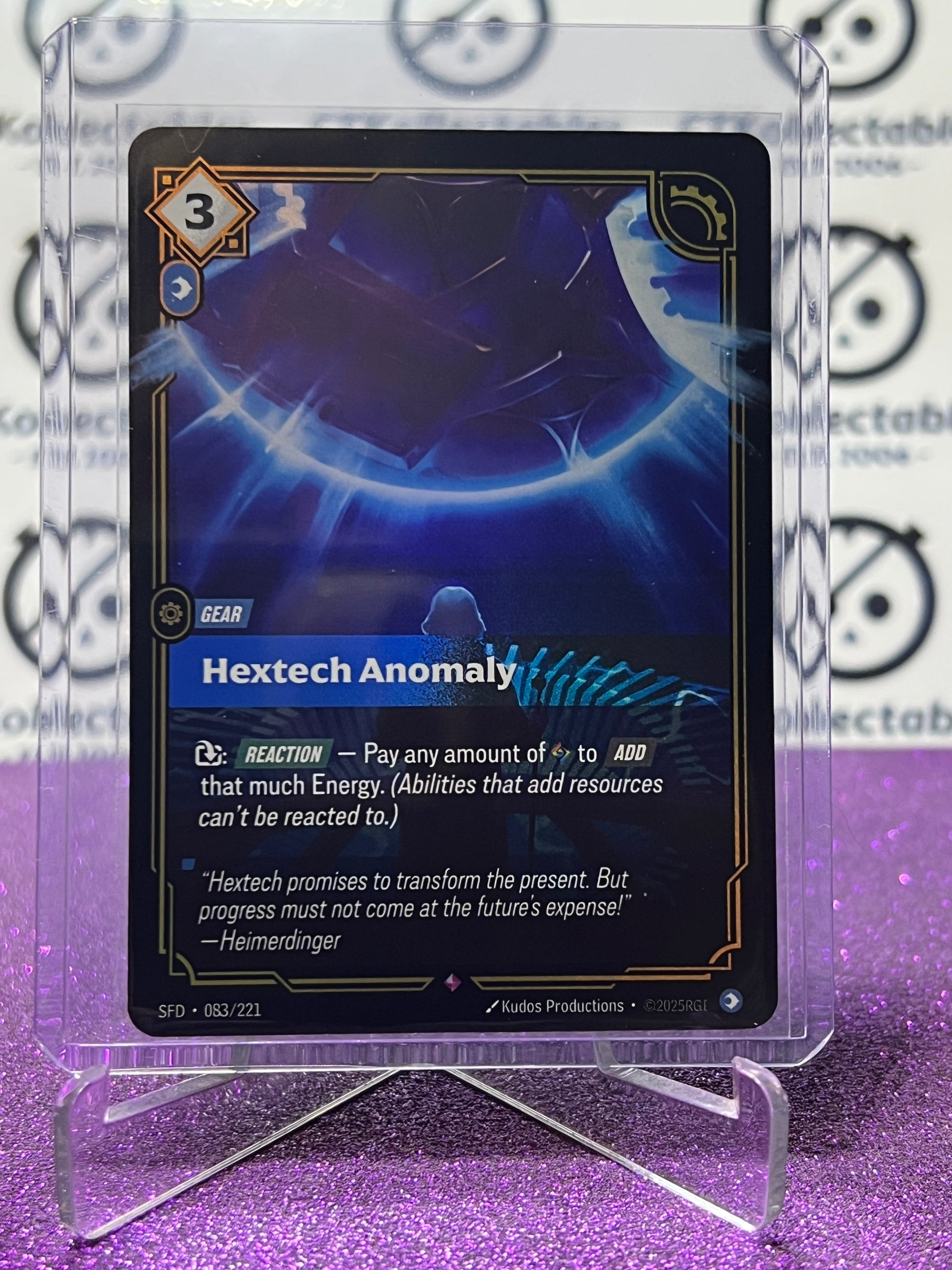 2026 RIFTBOUND LEAGUE OF LEGENDS SPIRITFORGED HEXTECH ANOMALY # 083/22 ...