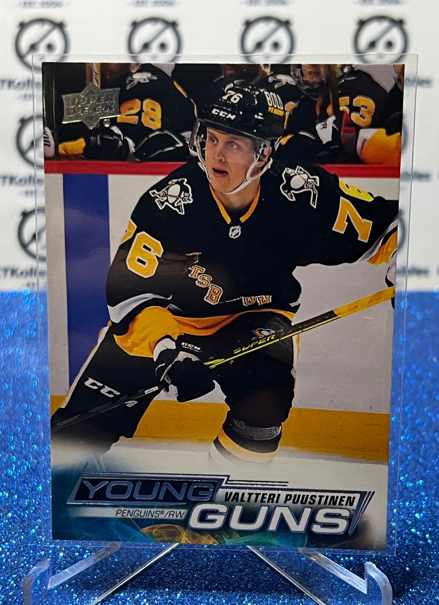 2022-23 UPPER DECK VALTTERI PUUSTINEN # 237 ROOKIE YOUNG GUNS PITTSBURGH PENGUINS HOCKEY NHL CARD