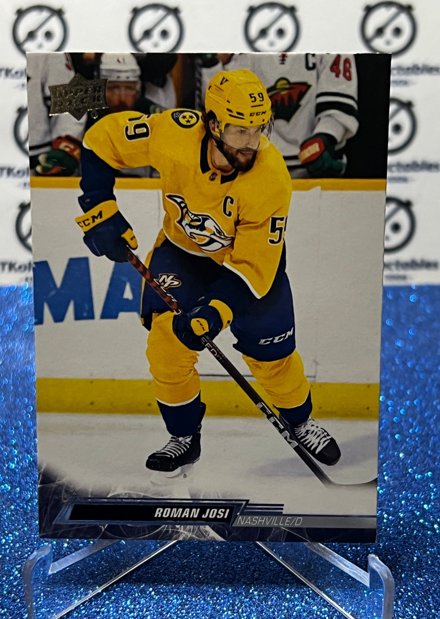 2021-22 UPPER DECK ROMAN JOSI # 104 NASHVILLE PREDATORS HOCKEY CARD