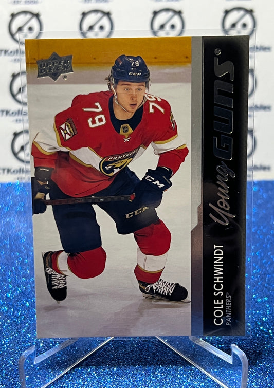 2021-22 UPPER DECK COLE SCHWINDT # 721 ROOKIE YOUNG GUNS FLORIDA PANTHERS HOCKEY CARD