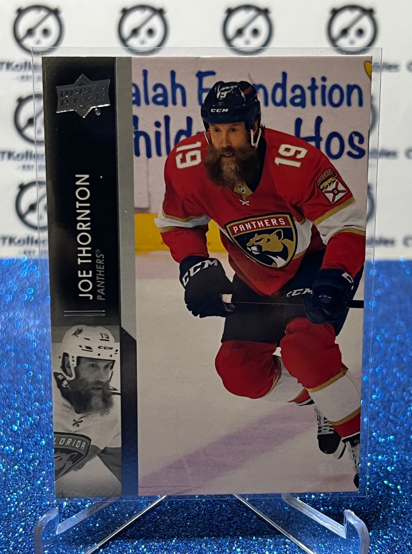 2021-22 UPPER DECK JOE THORNTON # 574 FLORIDA PANTHERS HOCKEY CARD