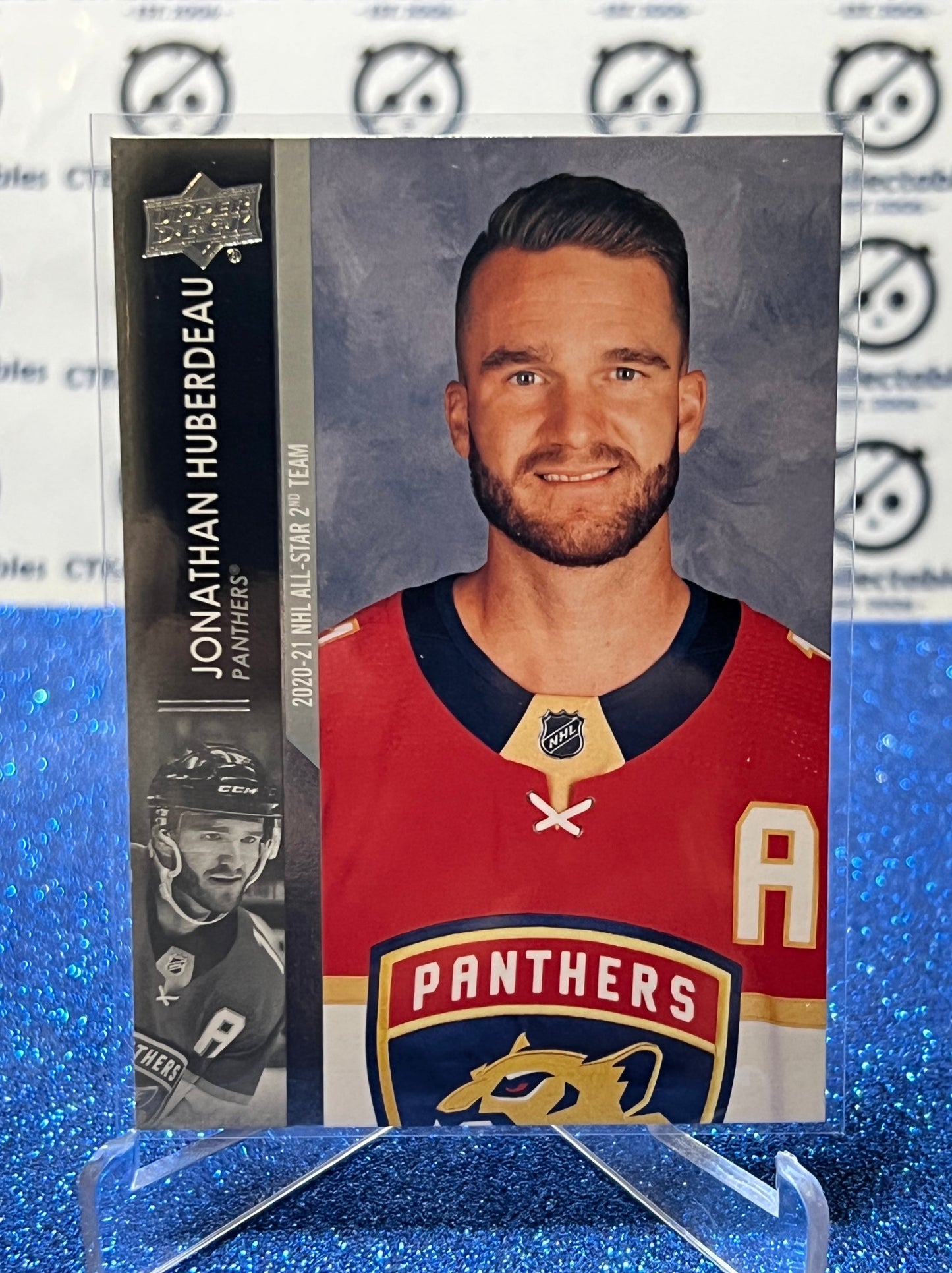 2021-22 UPPER DECK JONATHAN HUBERDEAU # 673 FLORIDA PANTHERS NHL HOCKEY CARD