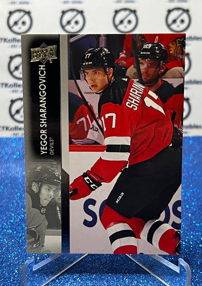 2021-22 UPPER DECK YEGOR SHARANGOVICH # 359 ROOKIE NEW JERSEY DEVILS  HOCKEY CARD