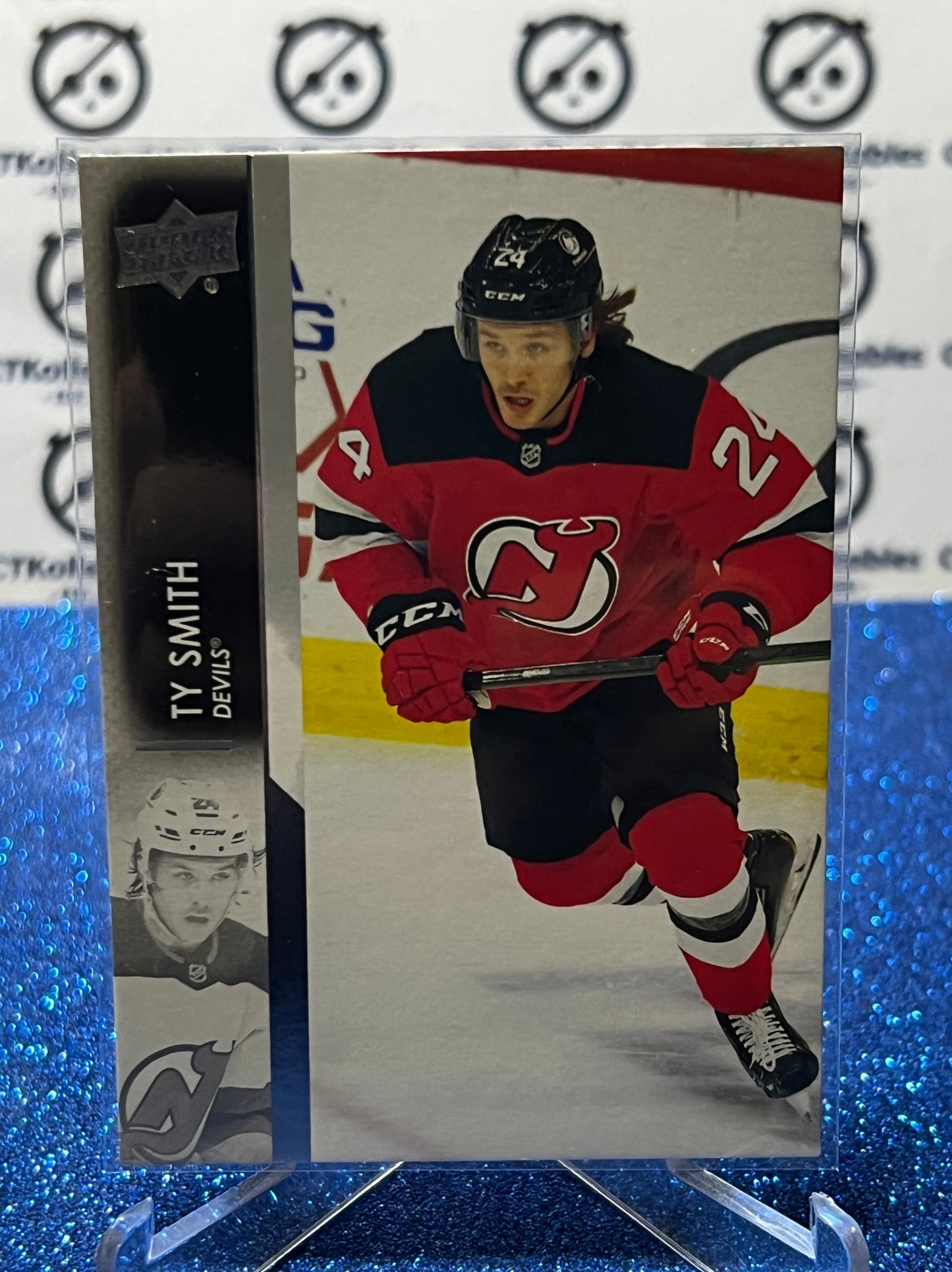 2021-22 UPPER DECK TY SMITH # 111 ROOKIE NEW JERSEY DEVILS  HOCKEY CARD