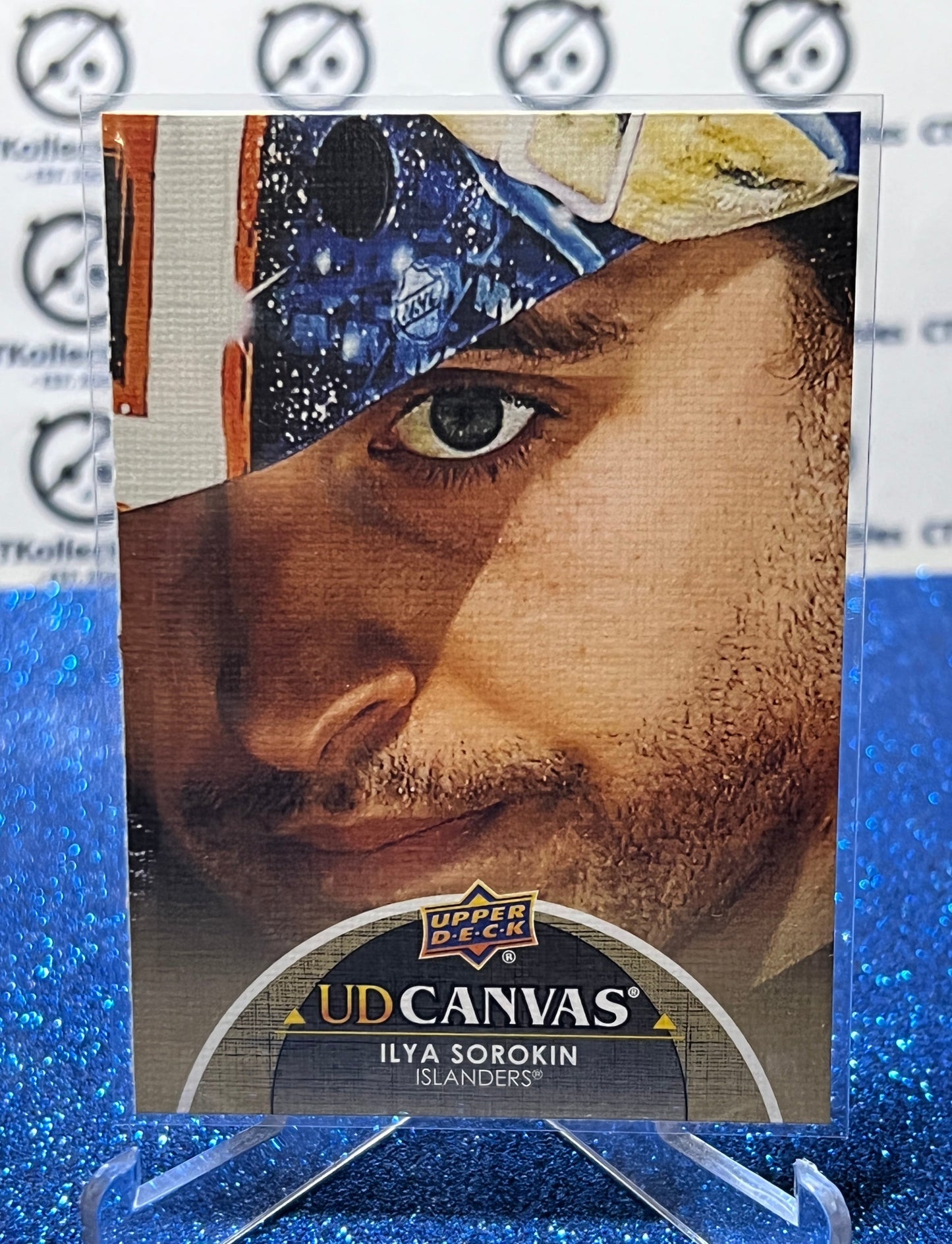 2021-22 UPPER DECK ILYA SOROKIN  # C53 ROOKIE UD CANVAS  NEW YORK ISLANDERS HOCKEY CARD