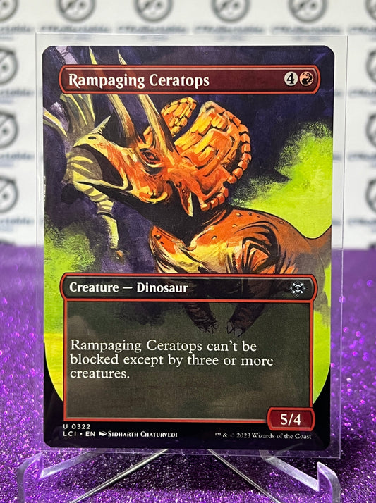 2023 MAGIC THE GATHERING THE LOST CAVERNS OF IXALAN # U 0322 CREATURE - DINOSAUR CARD RAMPAGING CERATOPS