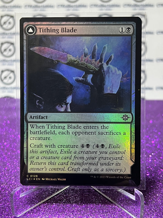 2023 MAGIC THE GATHERING THE LOST CAVERNS OF IXALAN # C 0128 ARTIFACT TITHING BLADE / CONSUMING SEPULCHER CARD