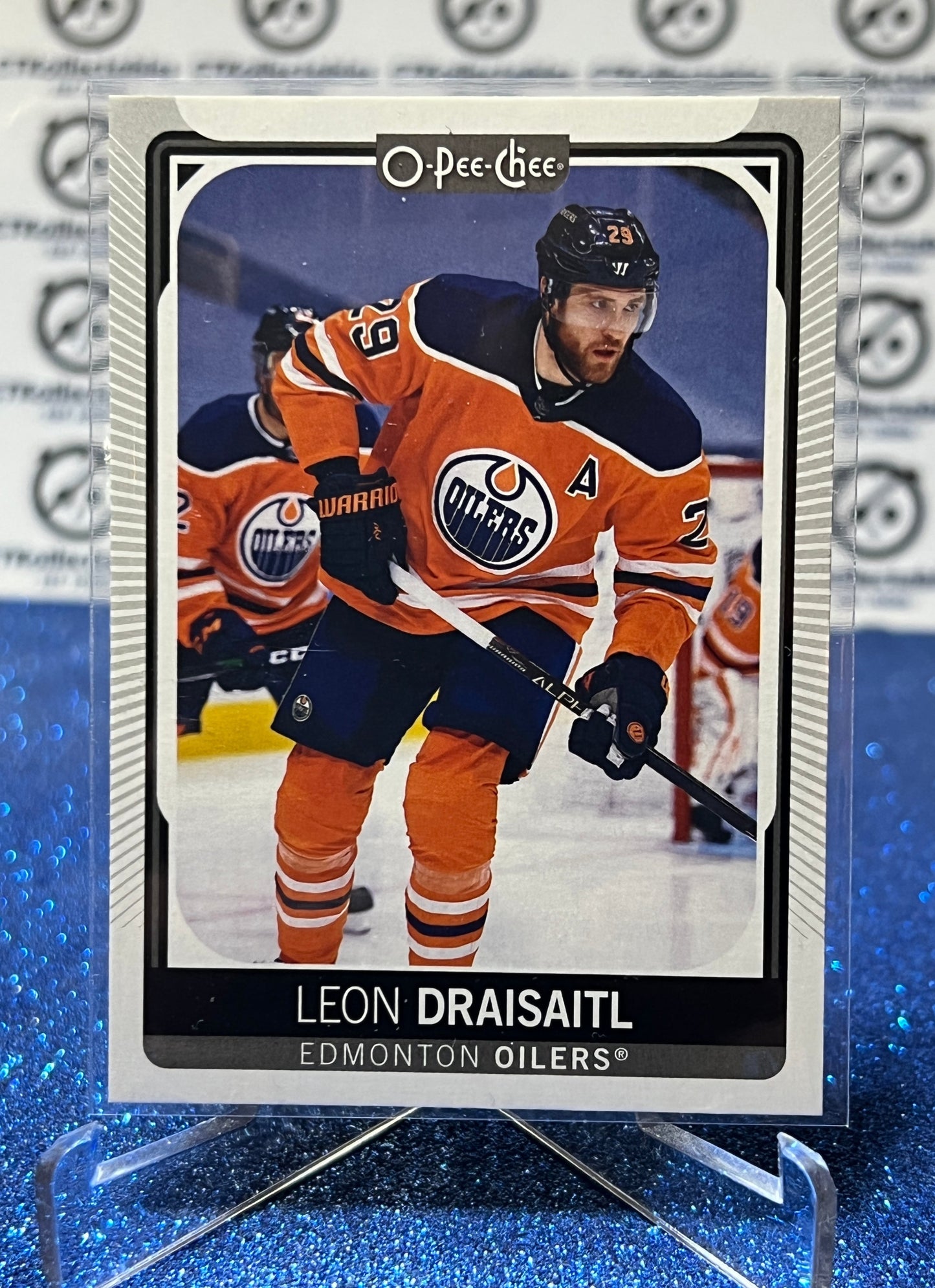 2021-22 O-PEE-CHEE LEON DRAISAITL # 499 EDMONTON OILERS HOCKEY NHL CARD