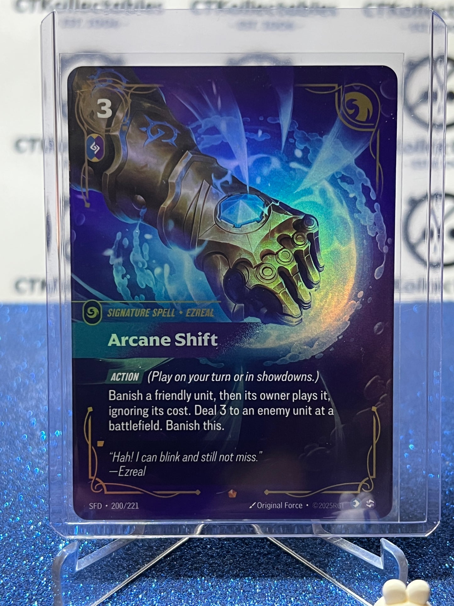 2026 RIFTBOUND LEAGUE OF LEGENDS SPIRITFORGED ARCANE SHIFT # 200/221  FOIL TRADING GAME CARD