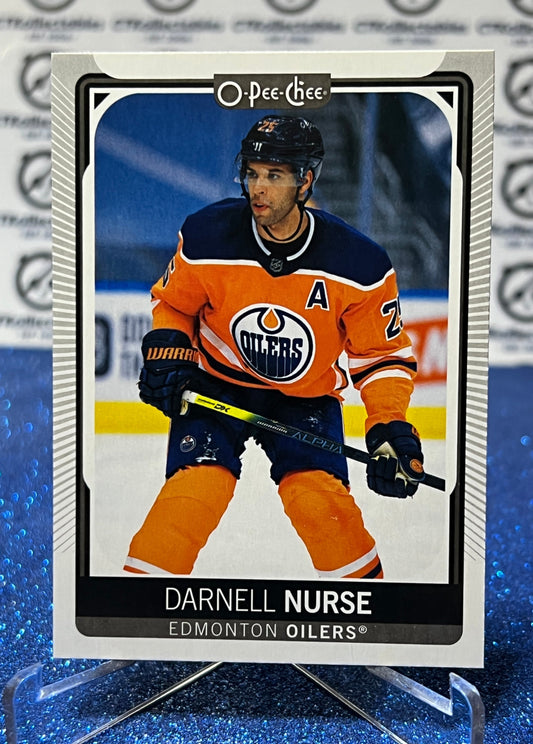 2021-22 O-PEE-CHEE DARNELL NURSE # 312 EDMONTON OILERS HOCKEY NHL CARD