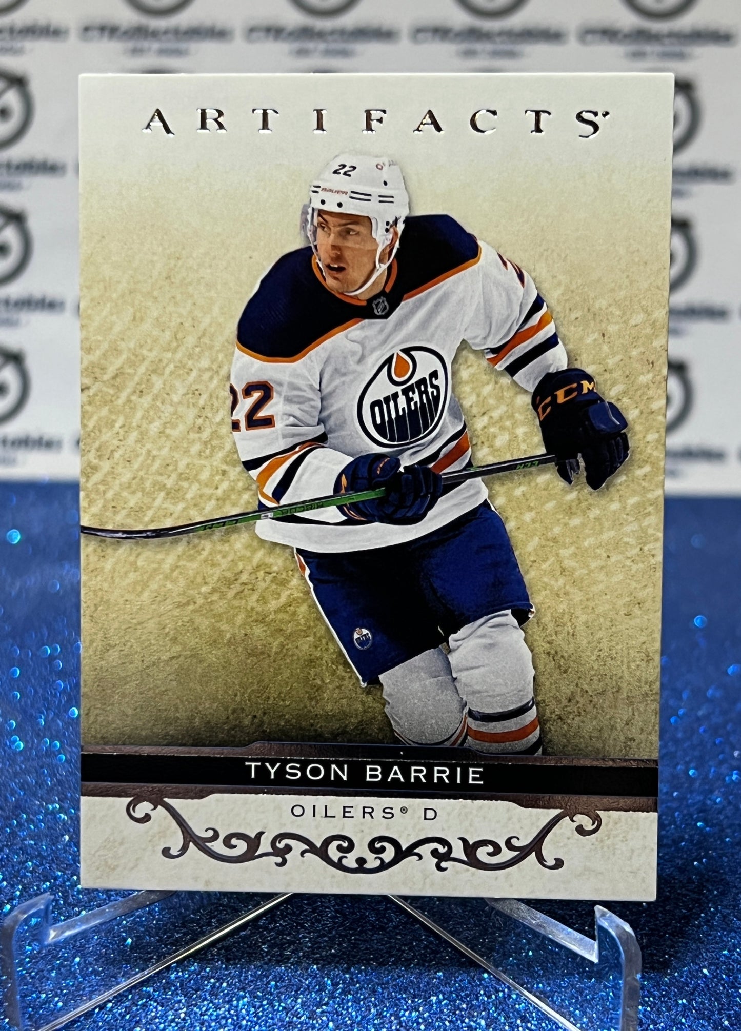 2021-22 UPPER DECK ARTIFACTS TYSON BARRIE # 7 EDMONTON OILERS HOCKEY NHL CARD