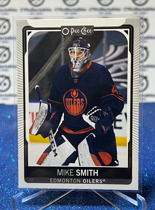 2021-22 O-PEE-CHEE MIKE SMITH # 228 EDMONTON OILERS HOCKEY NHL CARD