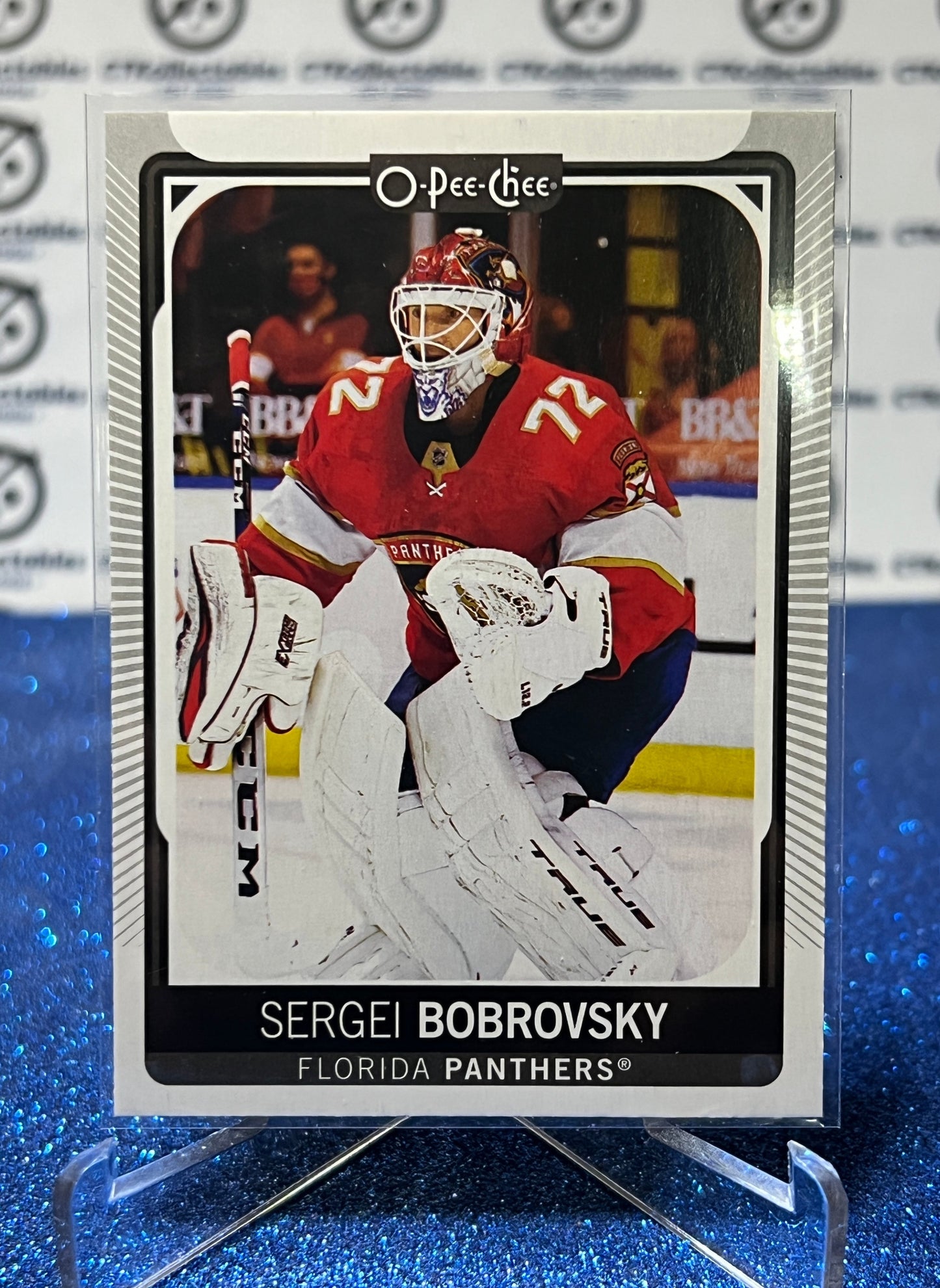 2021-22 O-PEE-CHEE SERGEI BOBROVSKY # 488 FLORIDA PANTHERS NHL HOCKEY CARD