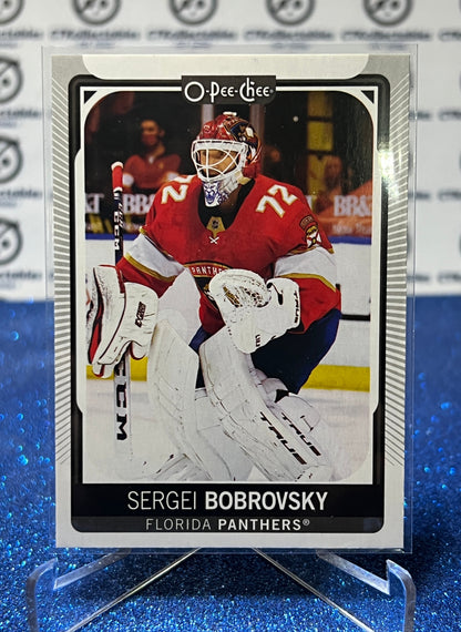 2021-22 O-PEE-CHEE SERGEI BOBROVSKY # 488 FLORIDA PANTHERS NHL HOCKEY CARD