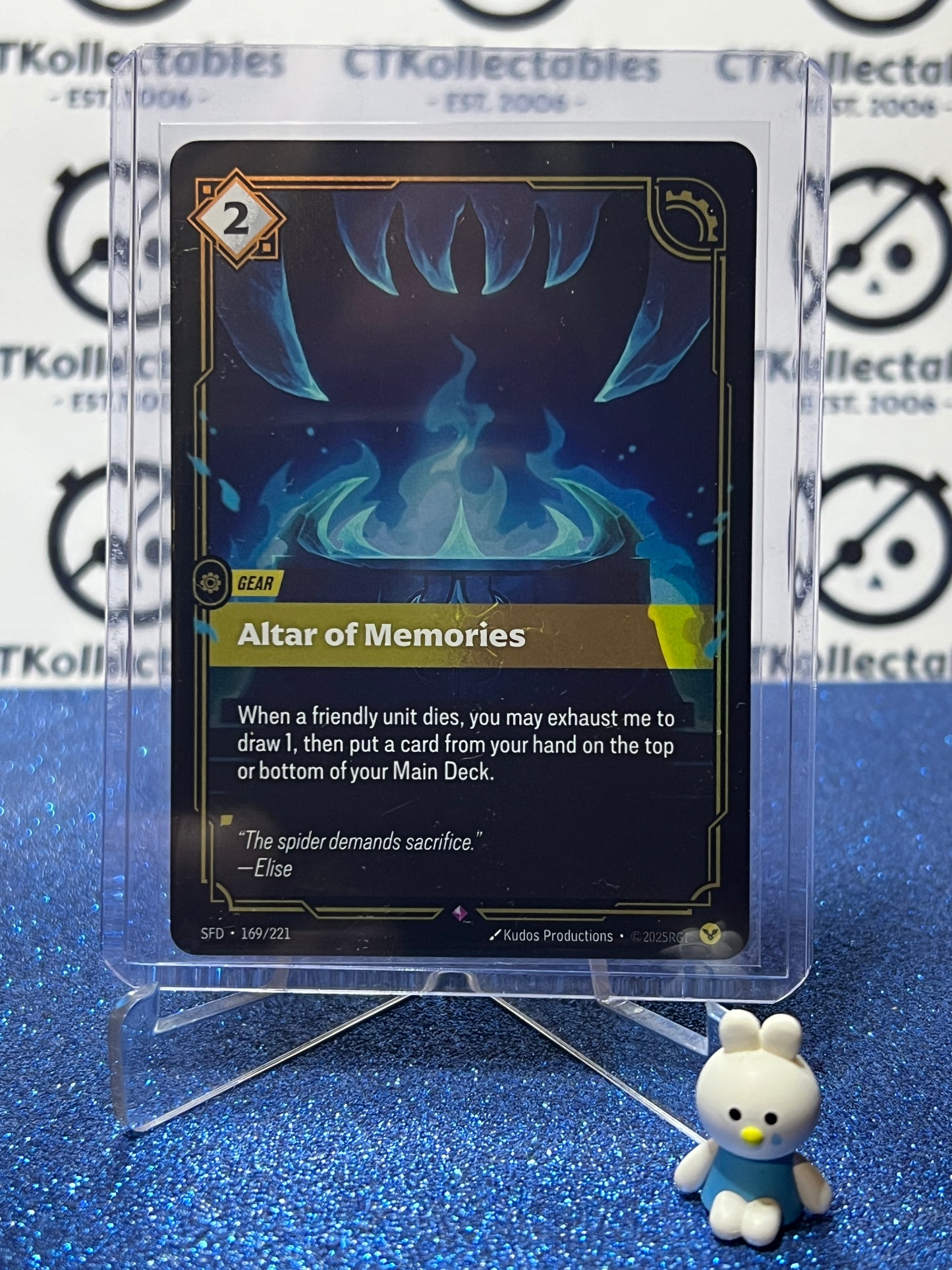 2026 RIFTBOUND LEAGUE OF LEGENDS SPIRITFORGED ALTAR OF MEMORIES # 169/221  FOIL TRADING GAME CARD