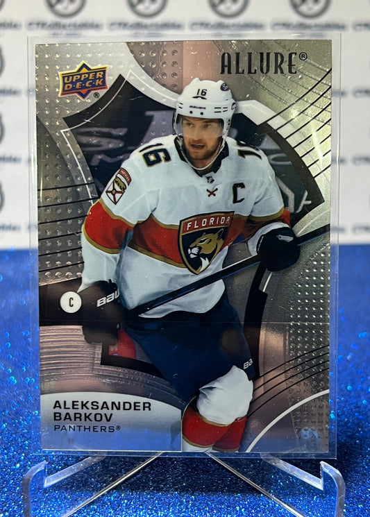 2021-22 UPPER DECK ALLURE ALEKSANDER BARKOV # 21 FLORIDA PANTHERS NHL HOCKEY CARD