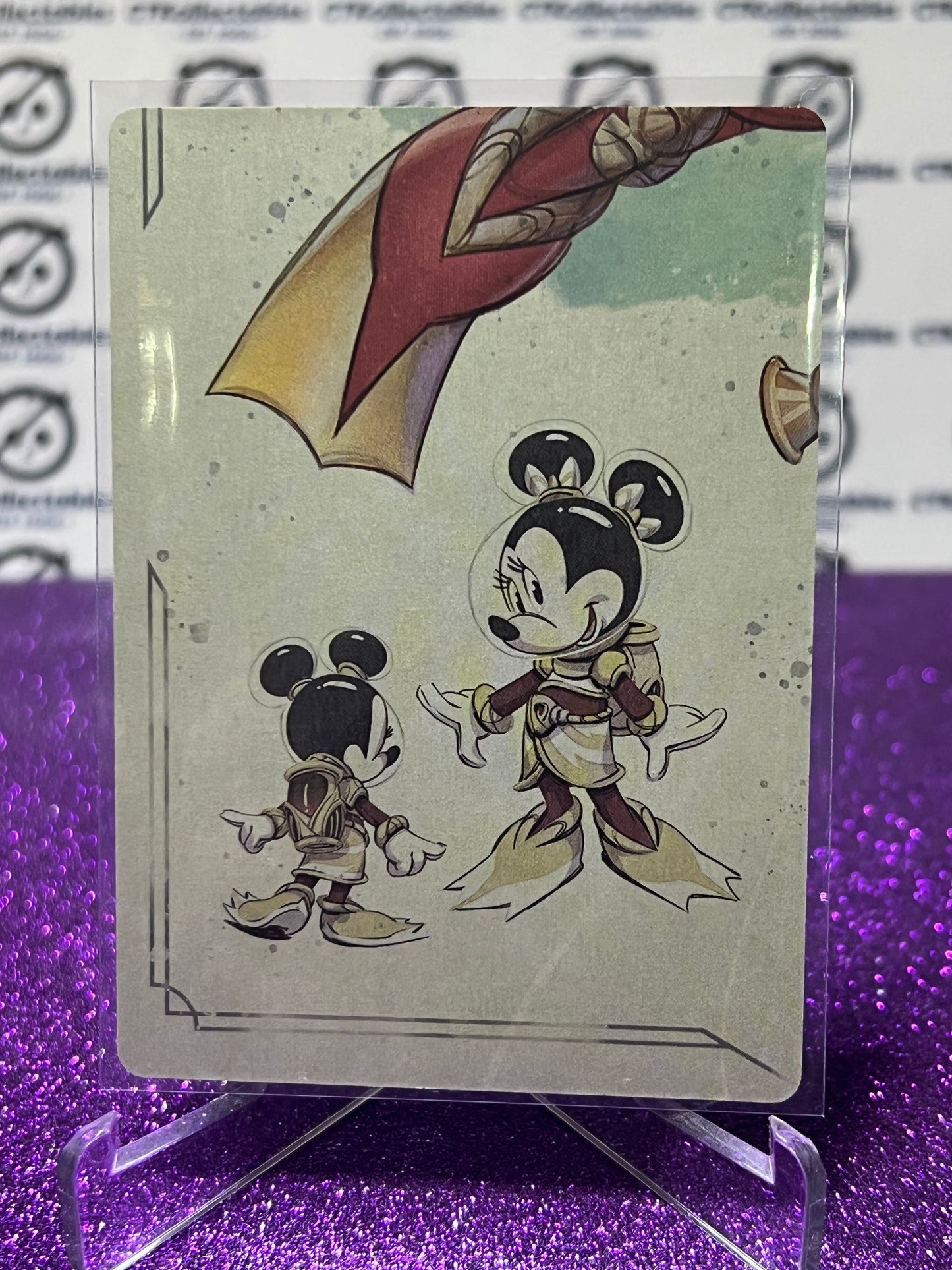 2024 MINNIE MOUSE WIDE-EYED DIVER PUZZLE CARD DISNEY LORCANA RISE OF THE FLOODBORN