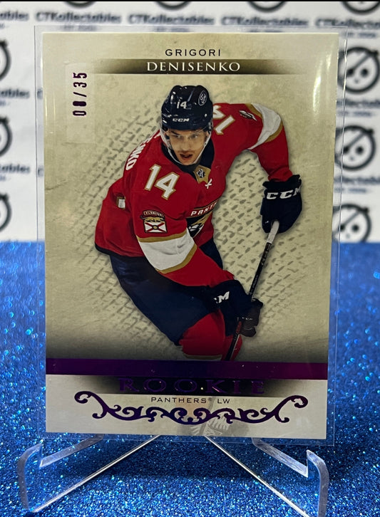 2021-22 UPPER DECK ARTIFACTS GRIGORI DENISENKO # 165 ROOKIE /35 PURPLE FLORIDA PANTHERS HOCKEY CARD