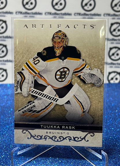2021-22 UPPER DECK ARTIFACTS TUUKKA RASK # 66 BOSTON BRUINS HOCKEY CARD