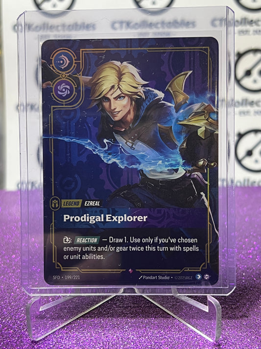 2026 RIFTBOUND LEAGUE OF LEGENDS SPIRITFORGED PRODIGAL EXPLORER # 199/221 FOIL TRADING GAME CARD