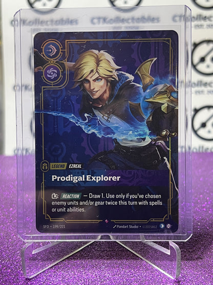 2026 RIFTBOUND LEAGUE OF LEGENDS SPIRITFORGED PRODIGAL EXPLORER # 199/221 FOIL TRADING GAME CARD