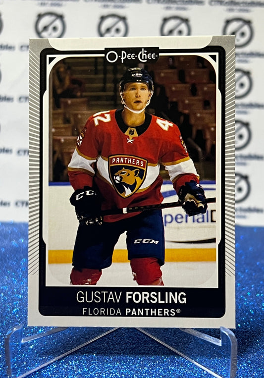 2021-22 O-PEE-CHEE GUSTAV FORSLING # 278 FLORIDA PANTHERS NHL HOCKEY CARD