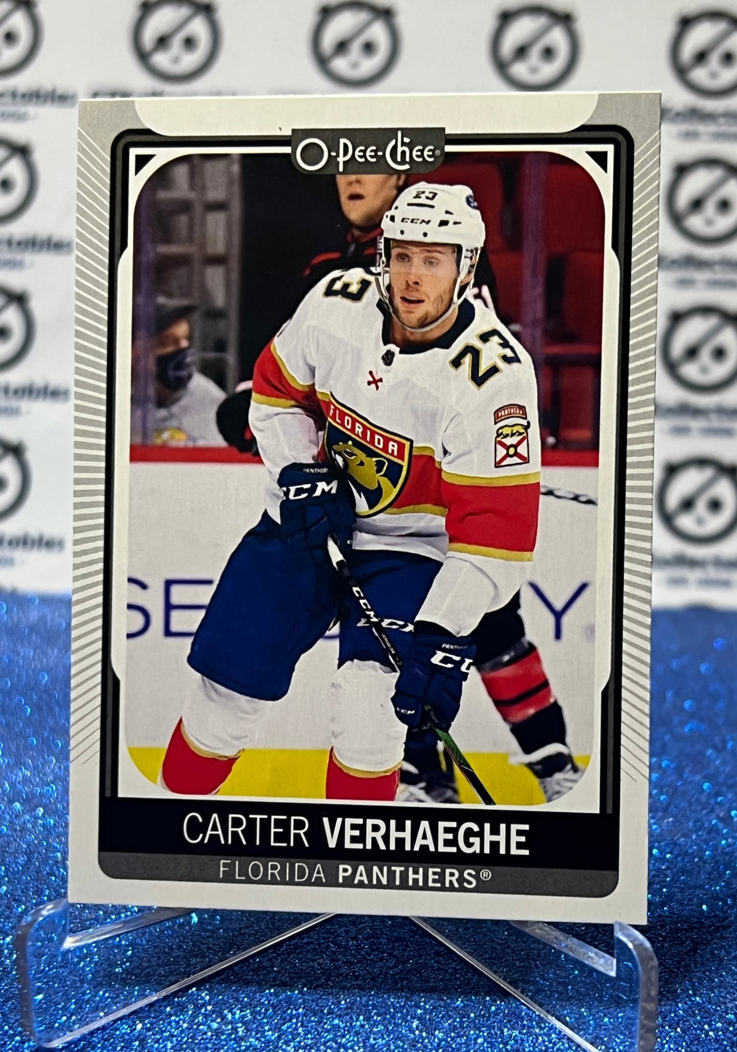 2021-22 O-PEE-CHEE CARTER VERHAEGHE # 94 FLORIDA PANTHERS NHL HOCKEY CARD