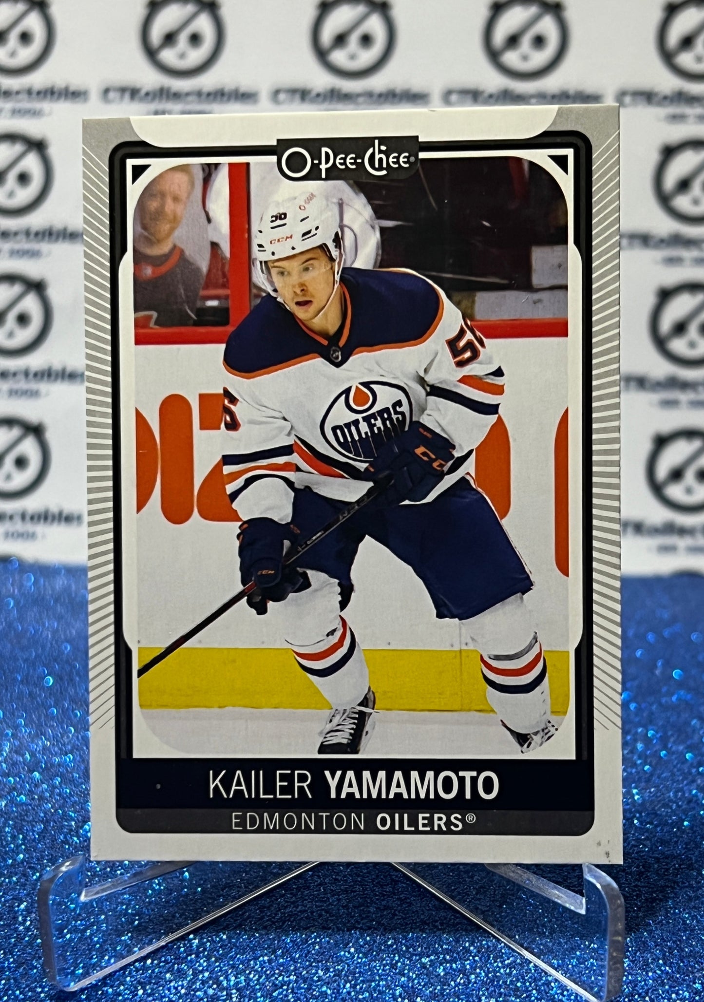 2021-22 O-PEE-CHEE KAILER YAMAMOTO # 293 EDMONTON OILERS HOCKEY CARD