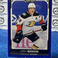 2021-22 O-PEE-CHEE JOSH MANSON # 257 BLUE ANAHEIM DUCKS HOCKEY CARD