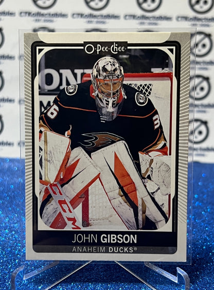 2021-22 O-PEE-CHEE JOHN GIBSON # 17 ANAHEIM DUCKS NHL HOCKEY CARD