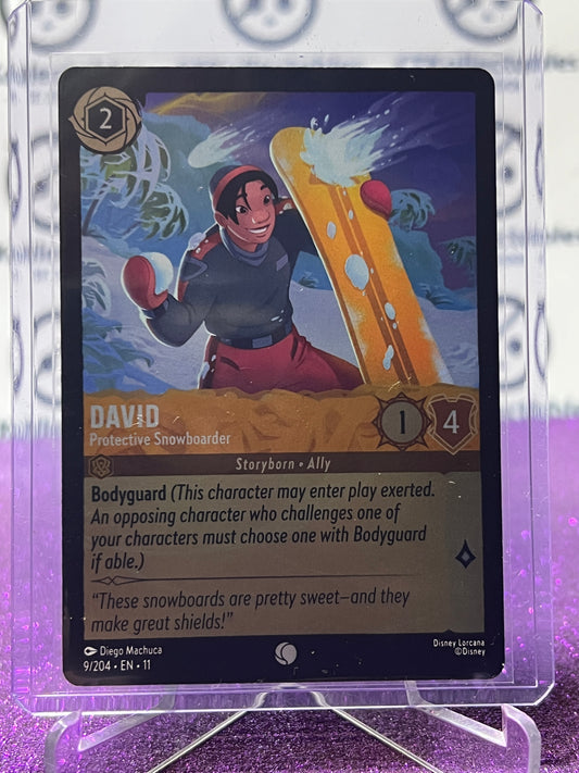 2026 DISNEY LORCANA WINTERSPELL DAVID # 9/204 COMMON FOIL CARD