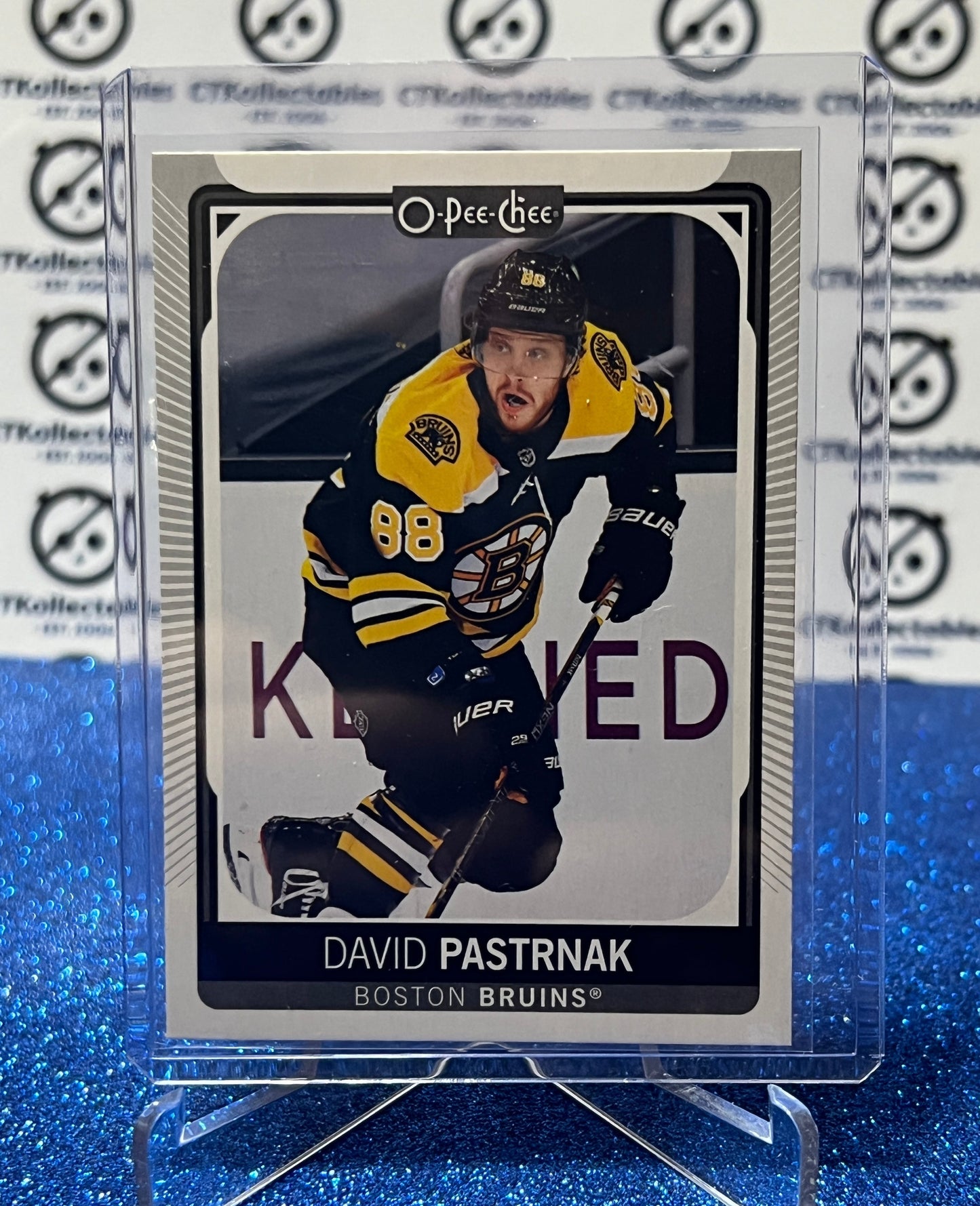 2021-22 O-PEE-CHEE DAVID PASTRNAK # 494 BOSTON BRUINS NHL HOCKEY CARD