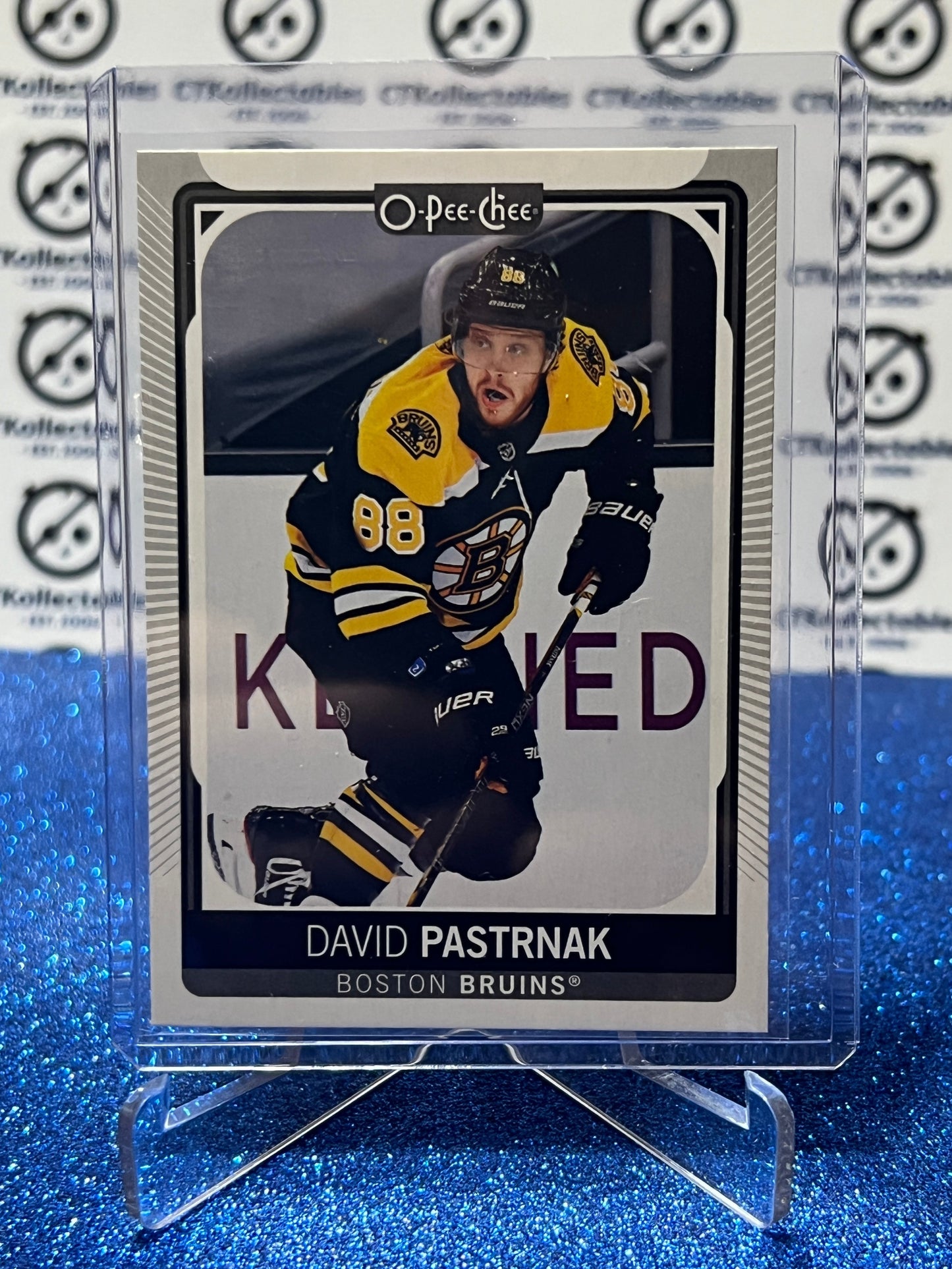 2021-22 O-PEE-CHEE DAVID PASTRNAK # 494 BOSTON BRUINS NHL HOCKEY CARD