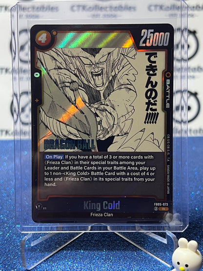 DRAGON BALL SUPER MANGA BOOSTER 02 KING COLD # FB05-073 R FOIL GAME CARD 2025