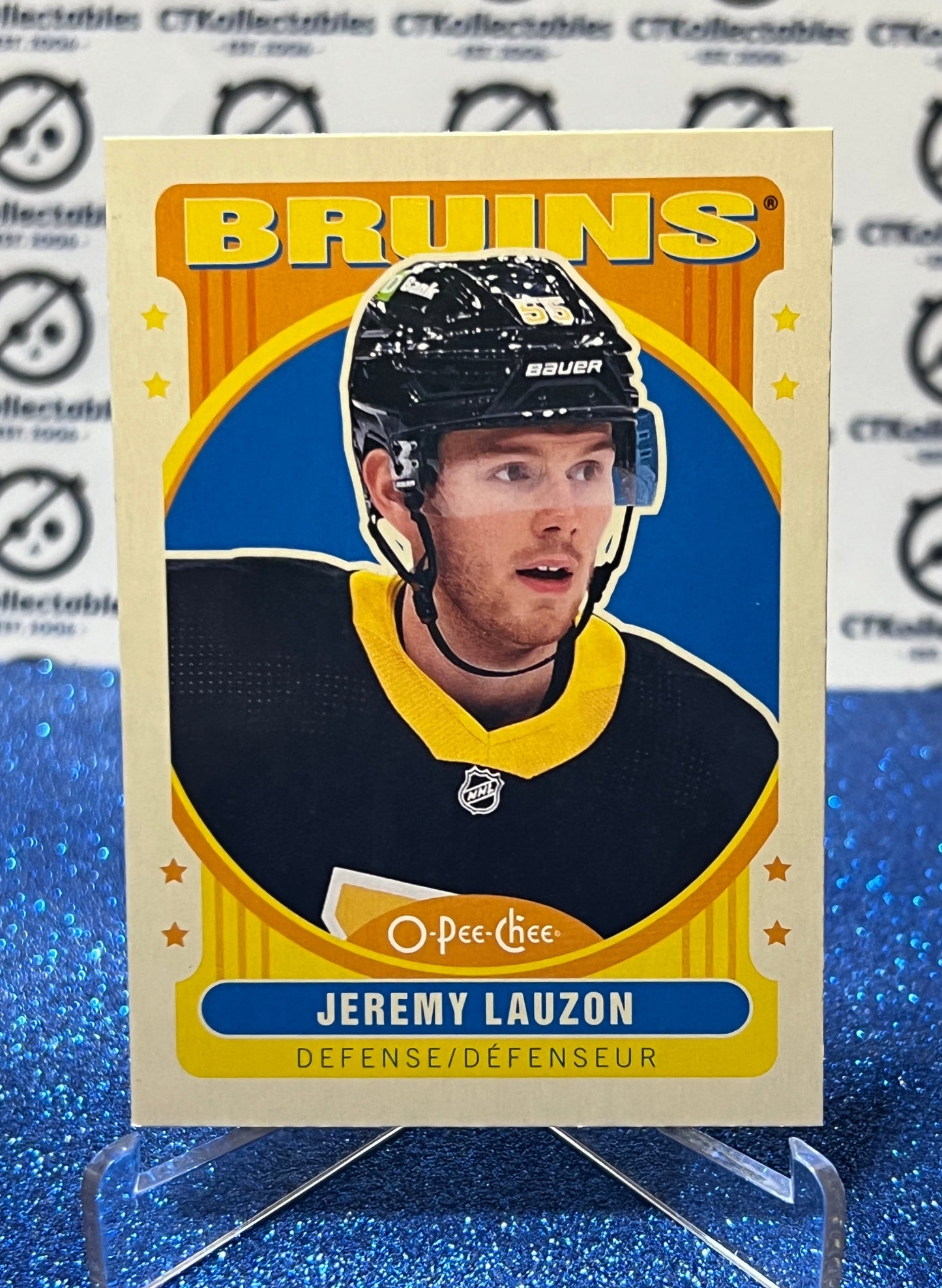 2021-22 O-PEE-CHEE JEREMY LAUZON # 314 RETRO BOSTON BRUINS NHL HOCKEY CARD