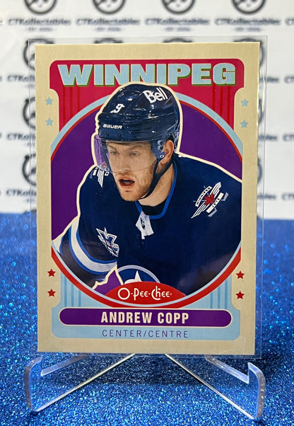 2021-22 O-PEE-CHEE ANDREW COPP # 165 RETRO WINNIPEG JETS NHL HOCKEY CARD