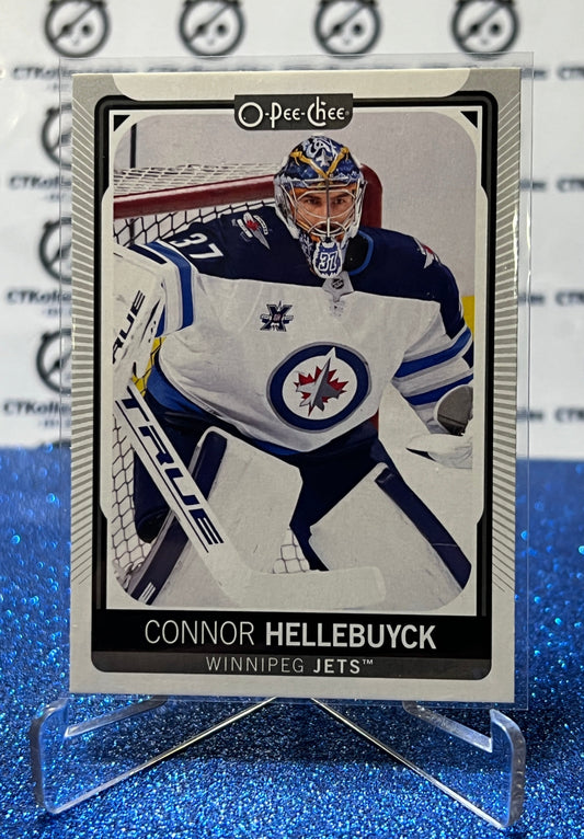 2021-22 O-PEE-CHEE  CONNOR HELLEBUYCK # 39 WINNIPEG JETS NHL HOCKEY CARD