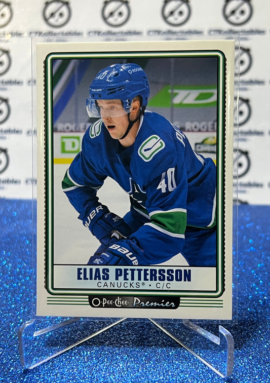 2021-22  O-PEE-CHEE PREMIER ELIAS PETTERSSON # FS-7 VANCOUVER CANUCKS NHL HOCKEY TRADING CARD