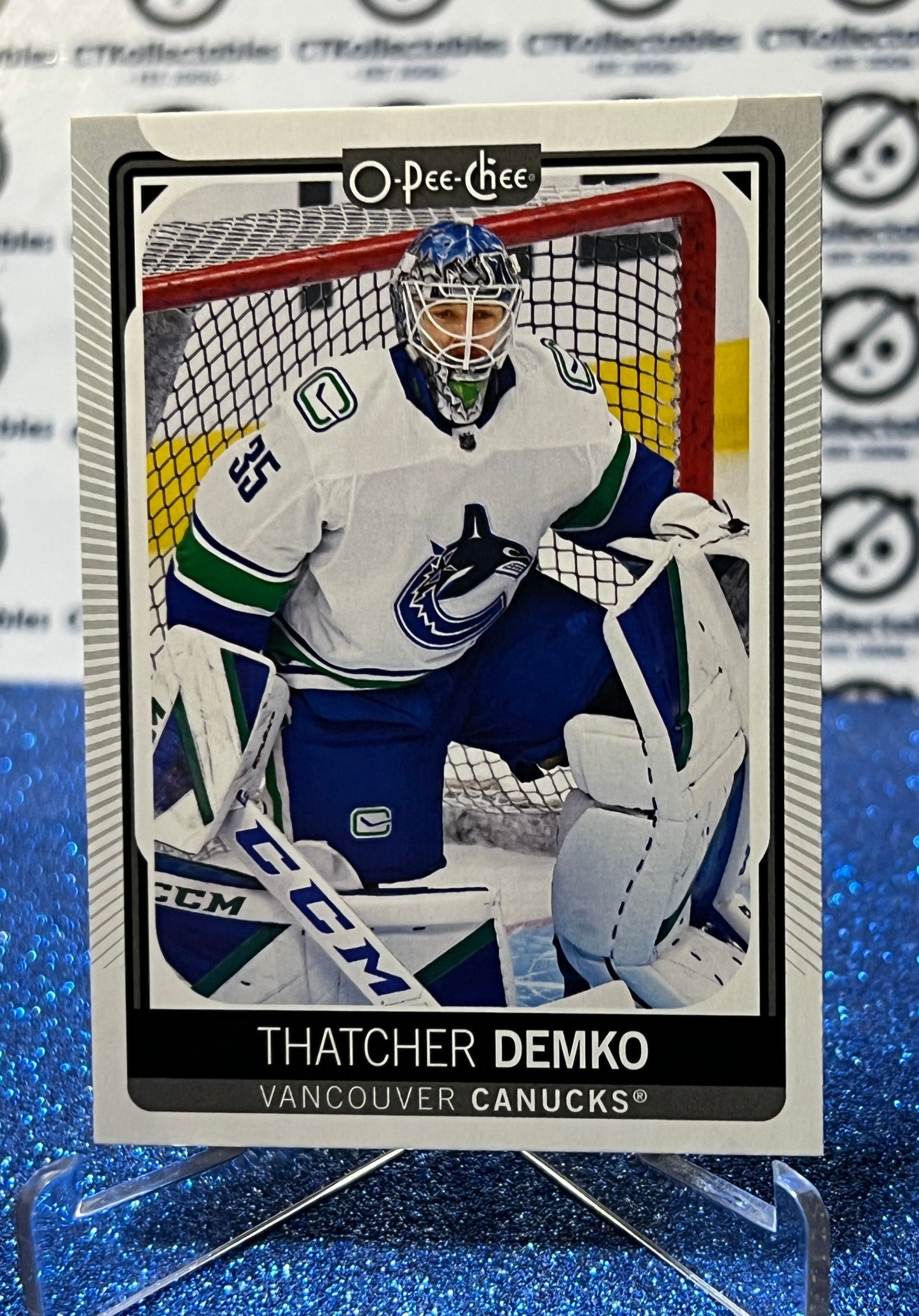 2021-22  O-PEE-CHEE THATCHER DEMKO # 354 VANCOUVER CANUCKS NHL HOCKEY TRADING CARD