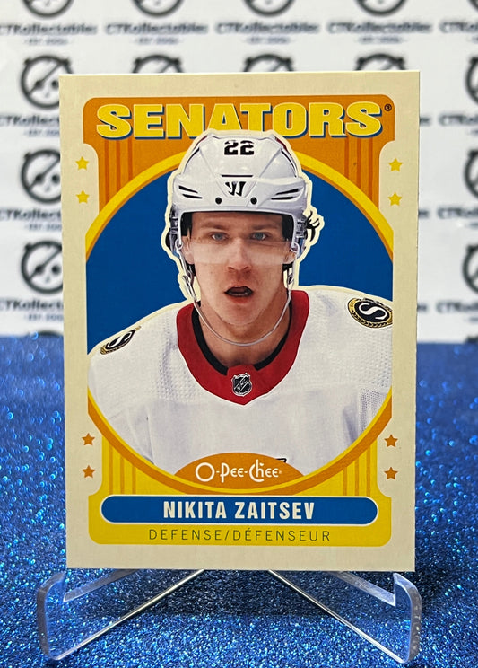 2021-22  O-PEE-CHEE NIKITA ZAITSEV # 304 RETRO OTTAWA SENATORS NHL HOCKEY TRADING CARD