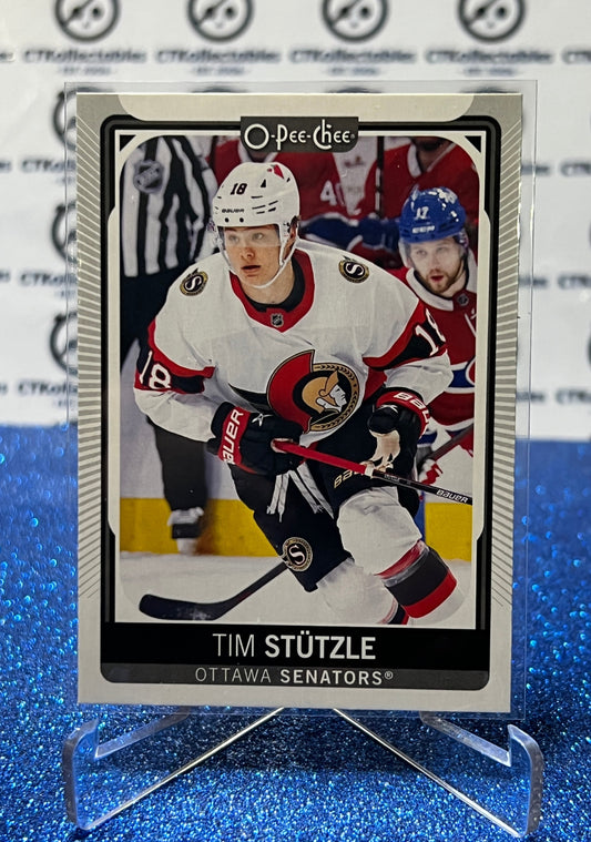 2021-22  O-PEE-CHEE TIM STUTZLE # 5 ROOKIE OTTAWA SENATORS NHL HOCKEY TRADING CARD