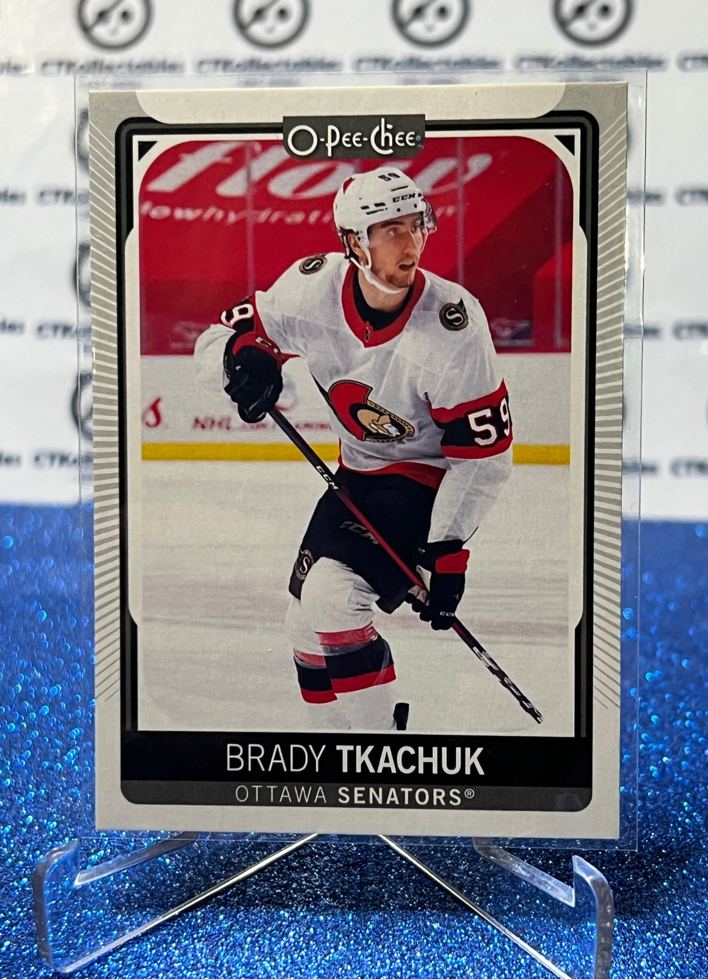 2021-22  O-PEE-CHEE BRADY TKACHUK # 339 OTTAWA SENATORS NHL HOCKEY TRADING CARD