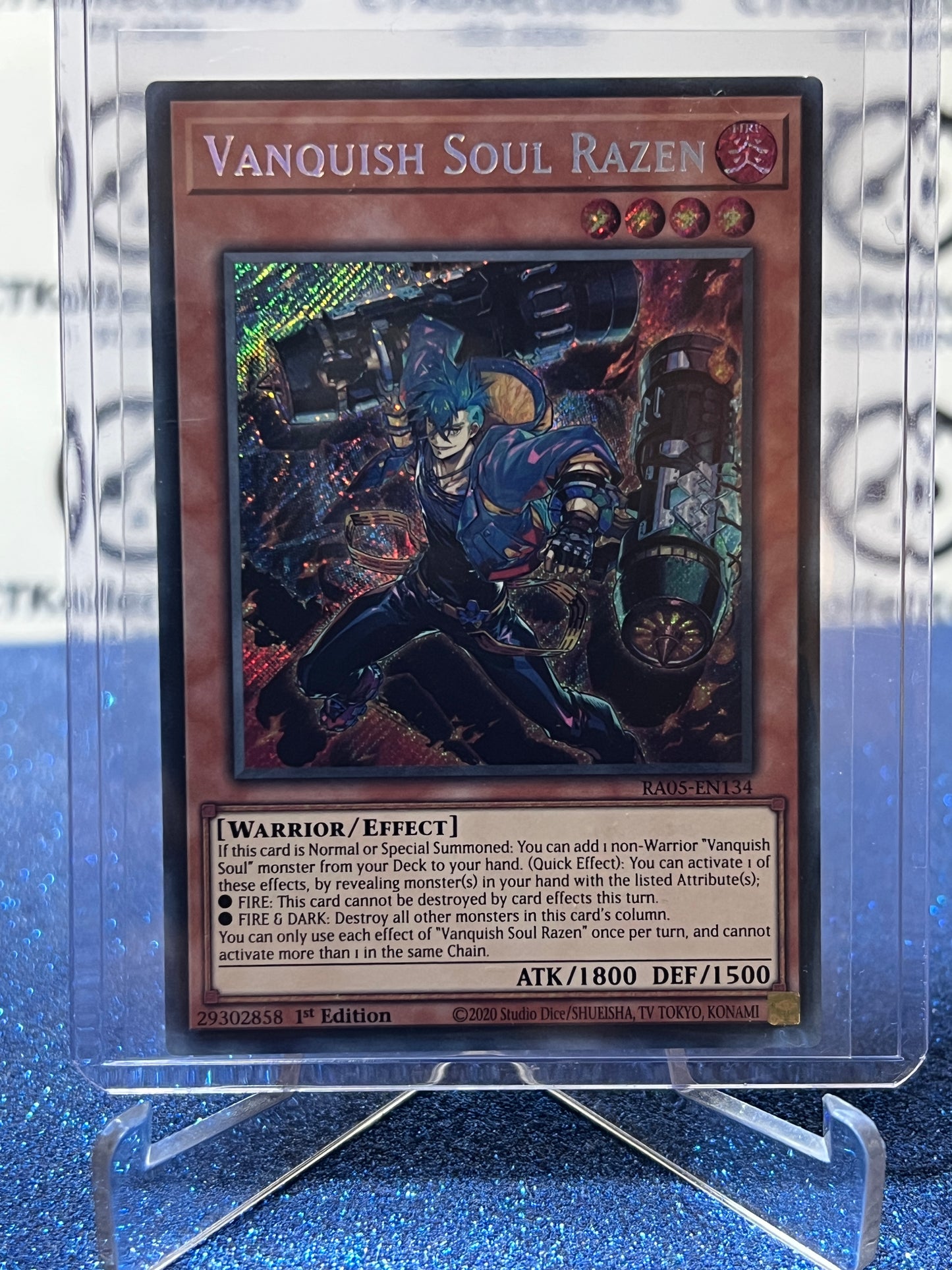 YU-GI-OH! RARITY COLLECTION VANQUISH SOUL RAZEN # RAO5-EN134 STARLIGHT 1ST EDITION TCG CARD