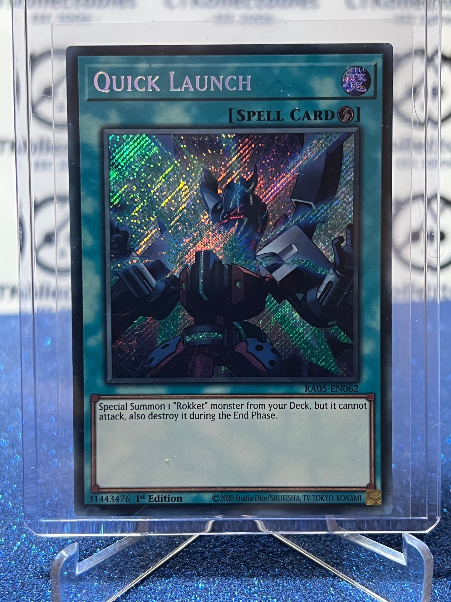 YU-GI-OH! RARITY COLLECTION QUICK LAUNCH # RAO5-EN062 STARLIGHT 1ST EDITION TCG CARD