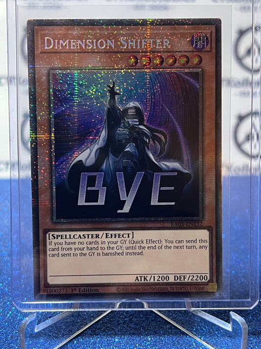 YU-GI-OH! RARITY COLLECTION DIMENSION SHIFTER # RAO5-EN132 PRISMATIC STARLIGHT RARE 1ST EDITION TCG CARD